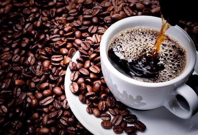 Foto de uma xícara de café